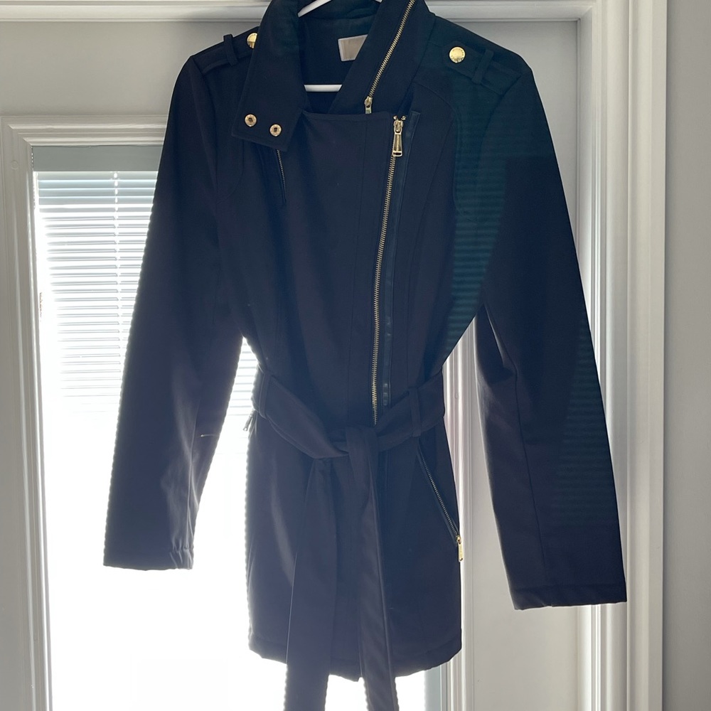 Black MK rain coat size M